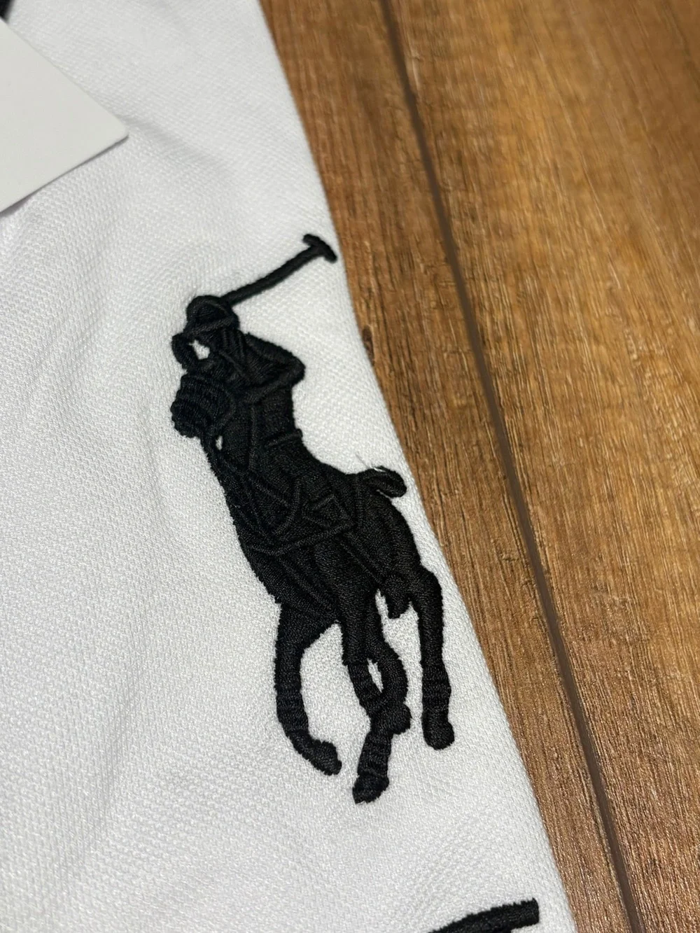 Polo Ralph Lauren Dubai White Polo Shirt Custom Slim Fit Brand New Mens Size M